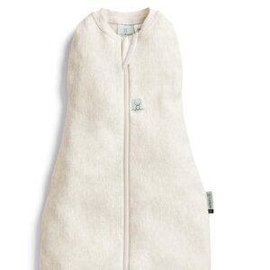EUC ergoPouch 1.0 TOG Cocoon Baby Sleep Sack in Oatmeal Marle, 0-3M